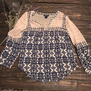 💞Lucky Brand Flowing Blouse- NWOT